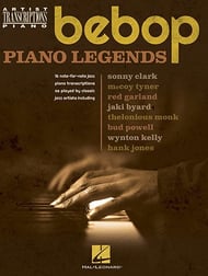 Bebop Piano Legends piano sheet music cover Thumbnail